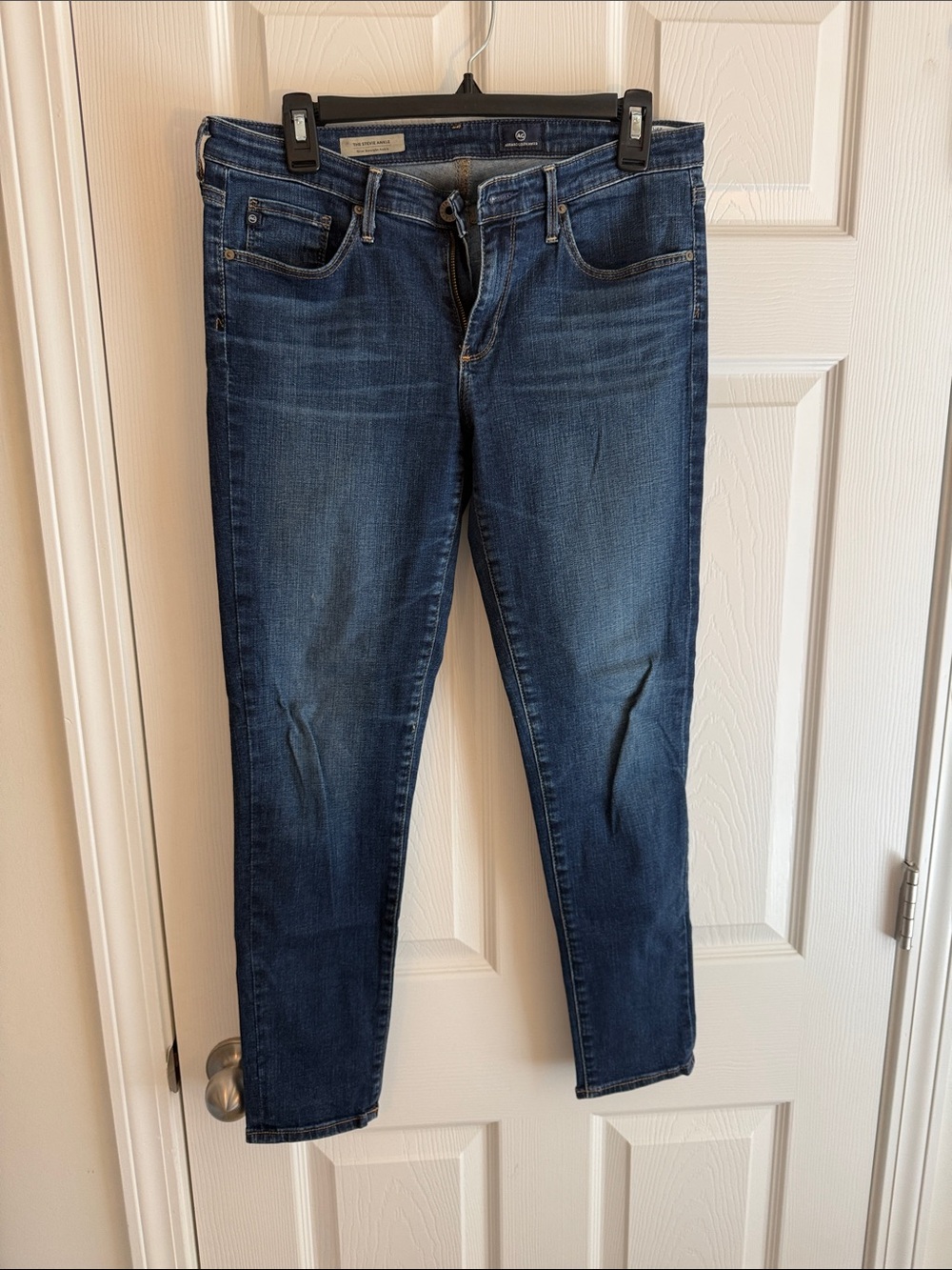 Ag Adriano Goldschmied Dark Blue Skinny Jeans